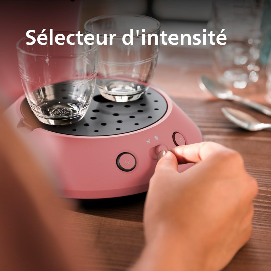 Senseo Original Plus CSA210/35 - Machine à Café à Dosettes, Rouge Tendre