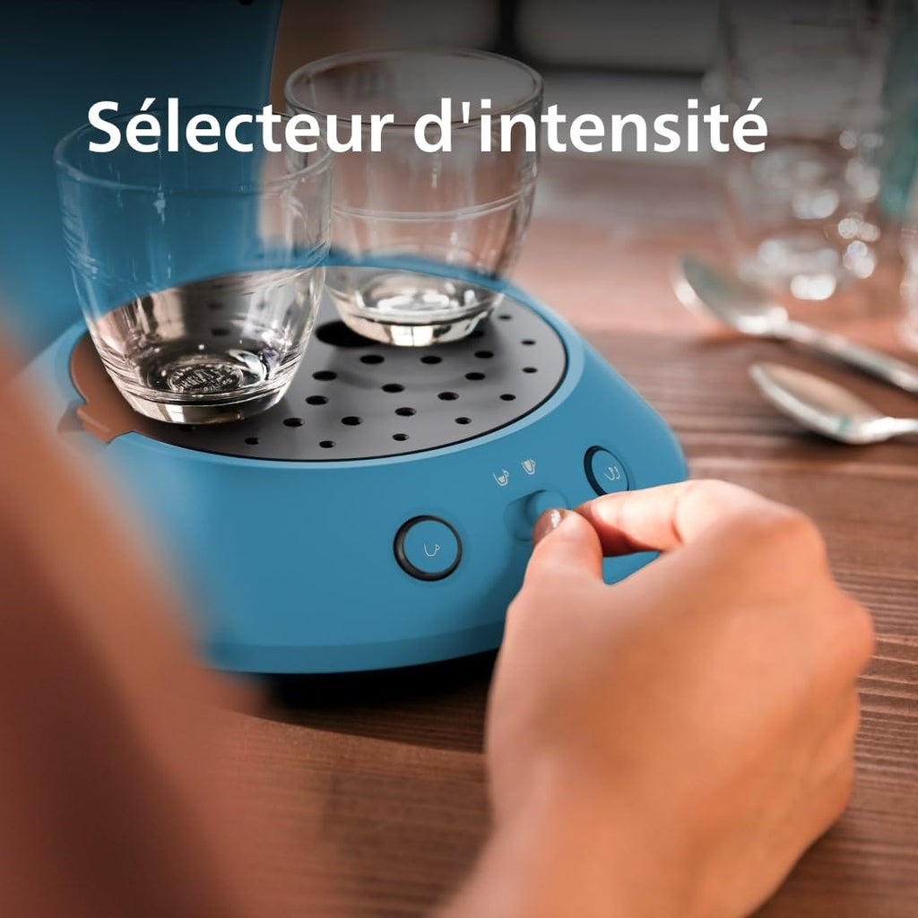 Senseo Original Plus CSA210/00 - Machine à Café à Dosettes, Bleu Paon