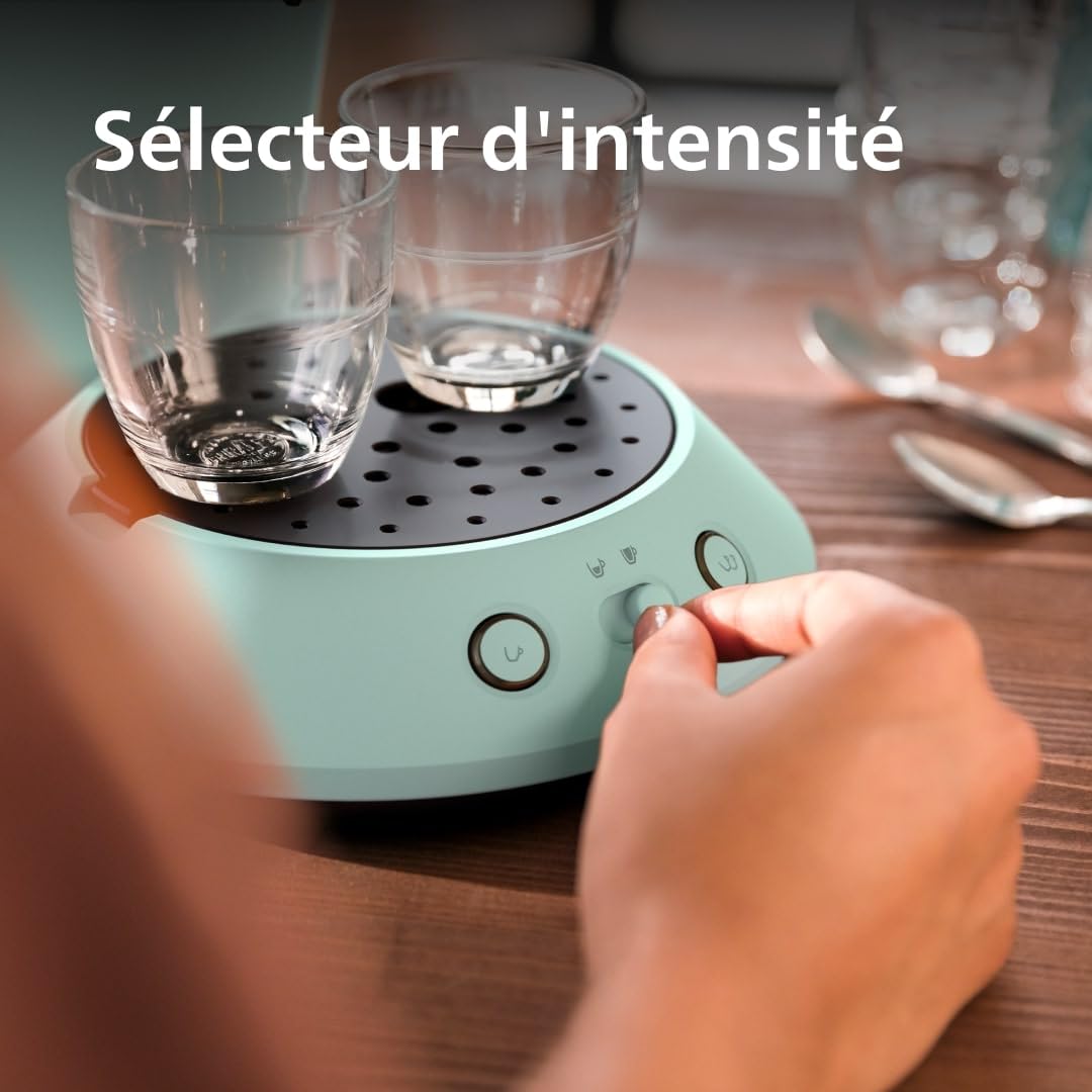 Senseo Original Plus CSA210/80 - Machine à Café à Dosettes, Vert Désert