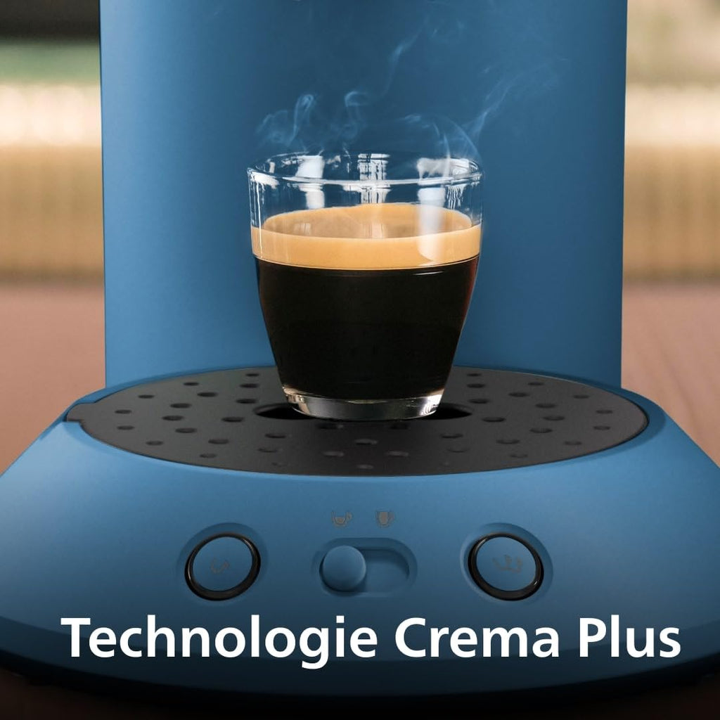 Senseo Original Plus CSA210/00 - Machine à Café à Dosettes, Bleu Paon