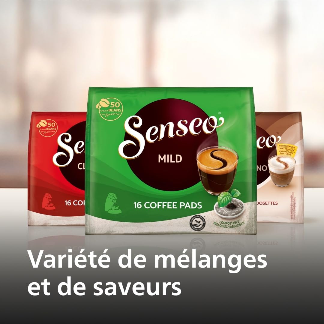 Senseo Original Plus CSA210/80 - Machine à Café à Dosettes, Vert Désert