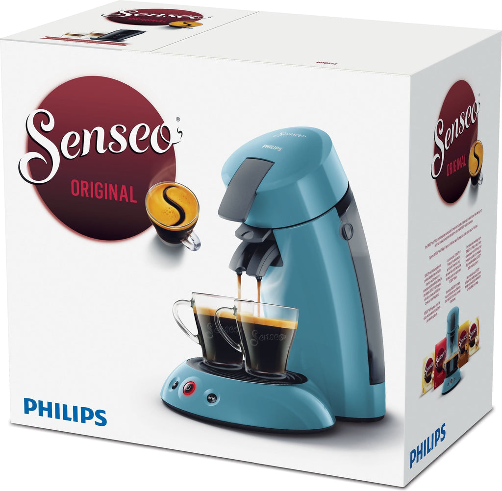 Senseo Original HD6553/21 - Machine à Café à Dosettes 0,7L, 1450W, Bleu